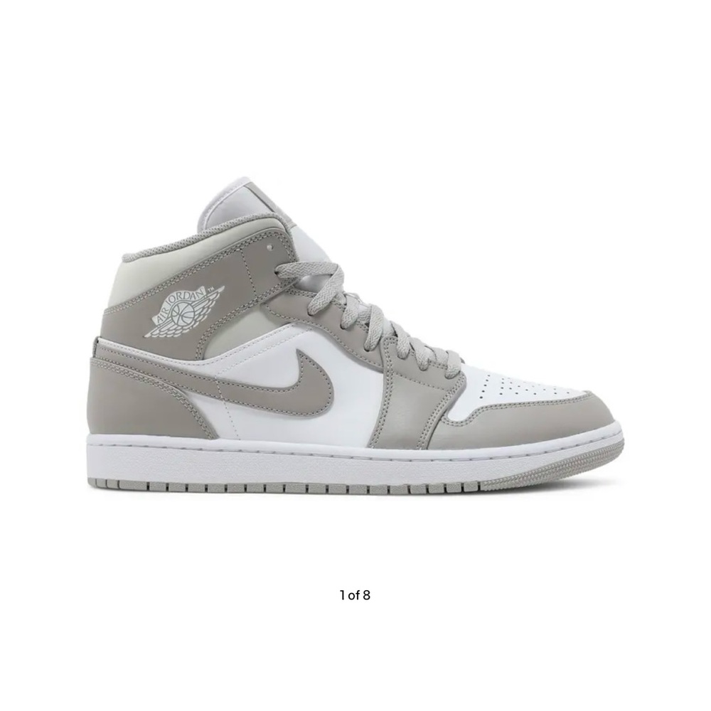 Nike Air Jordan 1 Mid Sneakers - College Grey